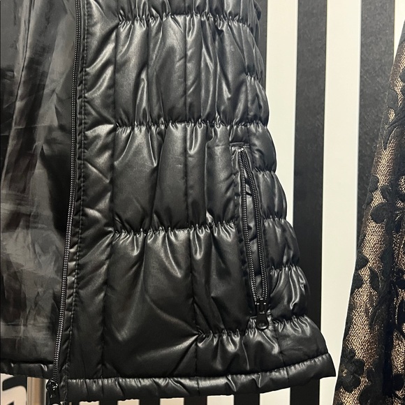New York & Company Black Puffer Vest - Picture 3 of 3